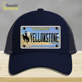 Yellowstone Wyoming Novelty License Plate Hat Mesh / Navy