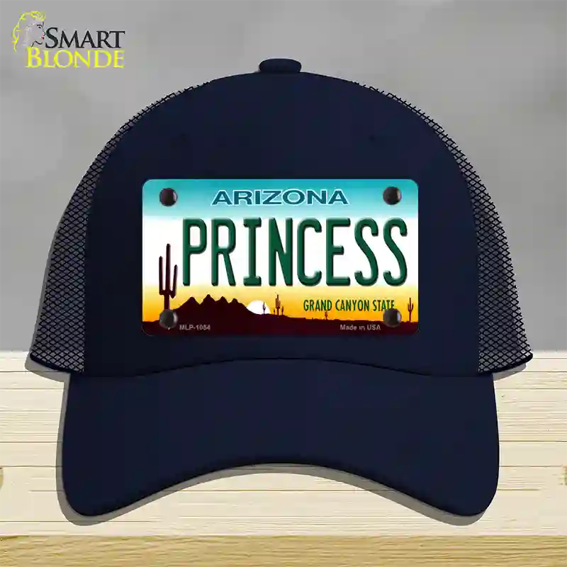 Princess Arizona Novelty License Plate Hat Mesh / Navy