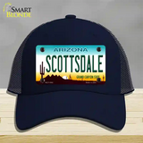 Scottsdale Arizona Novelty License Plate Hat Mesh / Navy