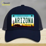 Arizona Novelty License Plate Hat Mesh / Navy