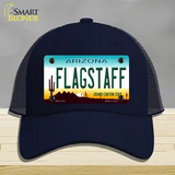 Flagstaff Arizona Novelty License Plate Hat Mesh / Navy