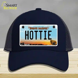 Hottie North Dakota Novelty License Plate Hat Mesh / Navy