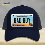 Bad Boy North Dakota Novelty License Plate Hat Mesh / Navy