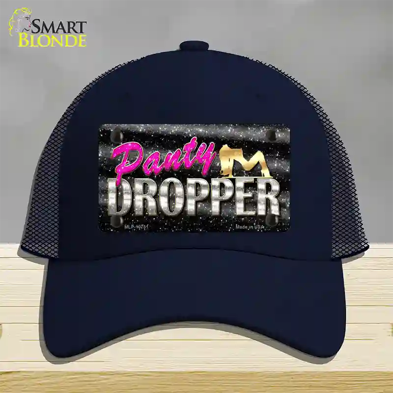 Panty Dropper Novelty License Plate Hat Mesh / Navy