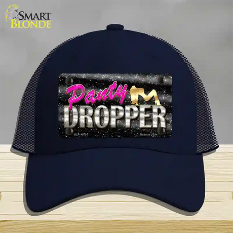 Panty Dropper Novelty License Plate Hat Mesh / Navy