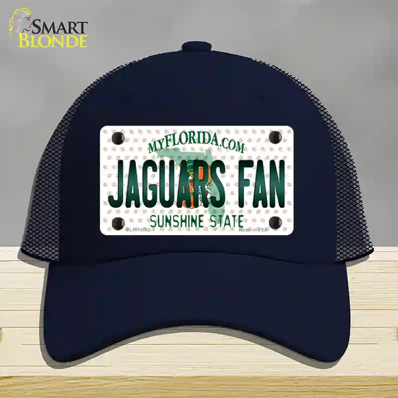 Jaguars Fan Florida Novelty License Plate Hat Mesh / Navy