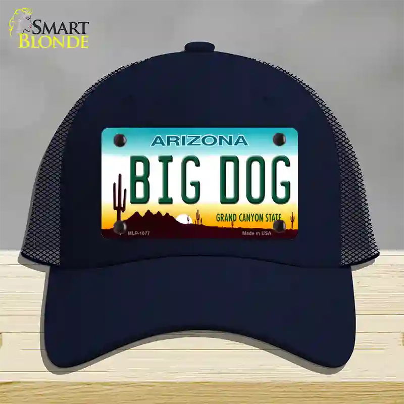 Big Dog Arizona Novelty License Plate Hat Mesh / Navy