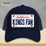 Kings Fan California Novelty License Plate Hat Mesh / Navy