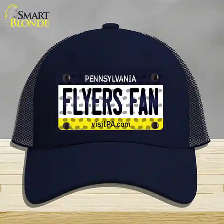 Flyers Fan Pennsylvania Novelty License Plate Hat Mesh / Navy