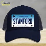 Stamford Connecticut Novelty License Plate Hat Mesh / Navy