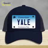 Yale Connecticut Novelty License Plate Hat Mesh / Navy