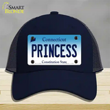 Princess Connecticut Novelty License Plate Hat Mesh / Navy