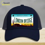 London Bridge Arizona Novelty License Plate Hat Mesh / Navy