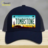 Tombstone Arizona Novelty License Plate Hat Mesh / Navy