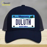 Duluth Minnesota State Novelty License Plate Hat Mesh / Navy