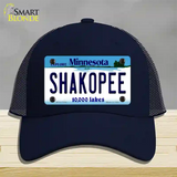 Shakopee Minnesota State Novelty License Plate Hat Mesh / Navy