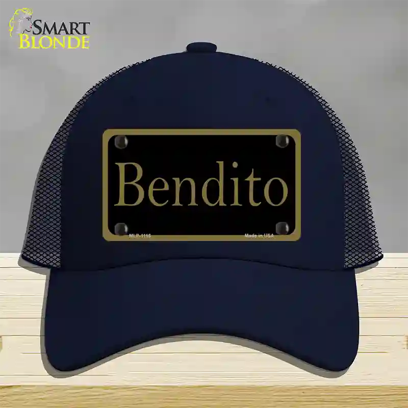 Bendito Novelty License Plate Hat Mesh / Navy