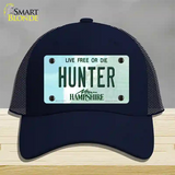 Hunter New Hampshire State Novelty License Plate Hat Mesh / Navy