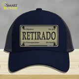 Retirado Novelty License Plate Hat Mesh / Navy