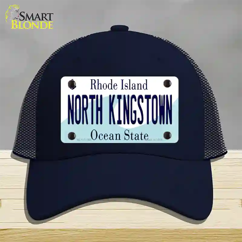 North Kingstown Rhode Island State Novelty License Plate Hat Mesh / Navy