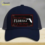 Florida Dude Novelty License Plate Hat Mesh / Navy