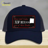 New Mexico Dude Novelty License Plate Hat Mesh / Navy