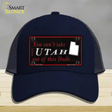 Utah Dude Novelty License Plate Hat Mesh / Navy