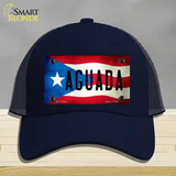 Aguada Puerto Rico Flag Novelty License Plate Hat Mesh / Navy