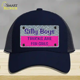 Silly Boys Novelty License Plate Hat Mesh / Navy