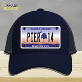 Pier 14 South Carolina Novelty License Plate Hat Mesh / Navy