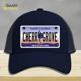 Cherry Grove South Carolina Novelty License Plate Hat Mesh / Navy