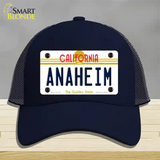 Anaheim California Novelty License Plate Hat Mesh / Navy