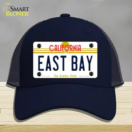 East Bay California Novelty License Plate Hat Mesh / Navy