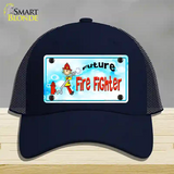 Future Fire Fighter Novelty License Plate Hat Mesh / Navy