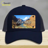 Arizona Canyon State Novelty License Plate Hat Mesh / Navy