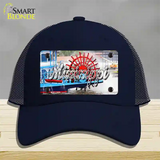 Mississippi Boat State Novelty License Plate Hat Mesh / Navy