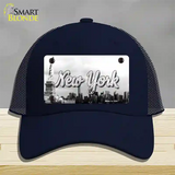 New York Statue of Liberty State Novelty License Plate Hat Mesh / Navy