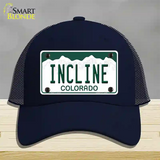 Incline Colorado Novelty License Plate Hat Mesh / Navy