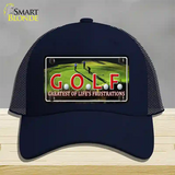 GOLF Novelty License Plate Hat Mesh / Navy