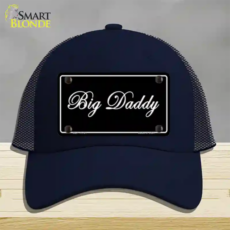 Big Daddy Novelty License Plate Hat Mesh / Navy