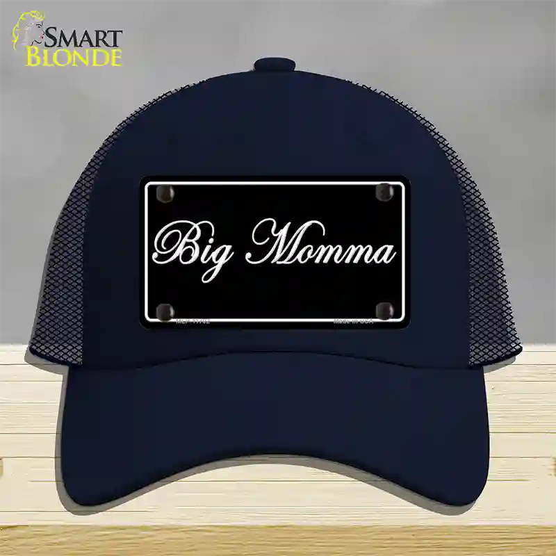 Big Momma Novelty License Plate Hat Mesh / Navy