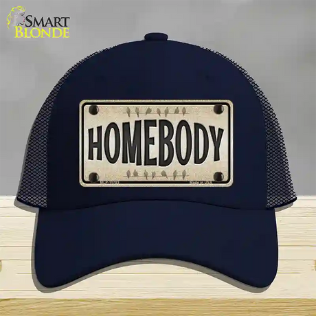 Homebody Novelty License Plate Hat Mesh / Navy