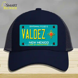 Valdez New Mexico Novelty License Plate Hat Mesh / Navy