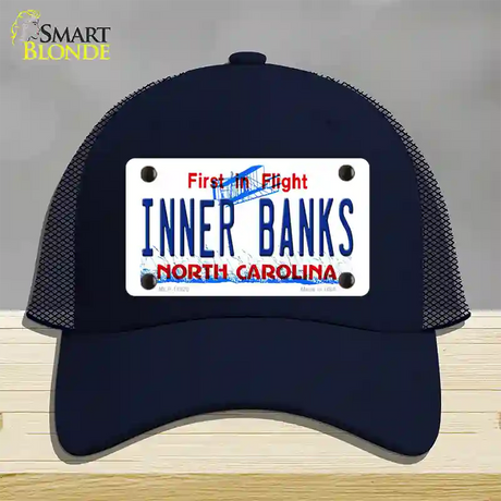 Inner Banks North Carolina Novelty License Plate Hat Mesh / Navy