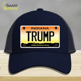 Trump Indiana Novelty License Plate Hat Mesh / Navy