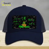 Fineapple Novelty License Plate Hat Mesh / Navy