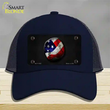 American Baseball Novelty License Plate Hat Mesh / Navy