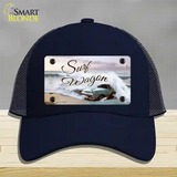 Surf Wagon Novelty License Plate Hat Mesh / Navy