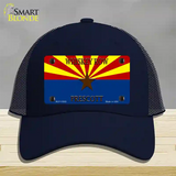 Whiskey Row Prescott Arizona Novelty License Plate Hat Mesh / Navy