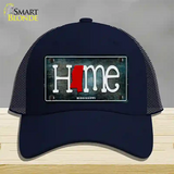 Mississippi Home State Outline Novelty License Plate Hat Mesh / Navy